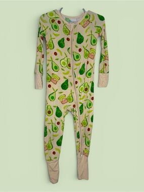 Little Sleepies Limited Edition Avocado Toast Zippy Neutral 18-24 Months
